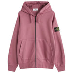 Stone Island Cotton Fleece Garment Dyed Hoodie