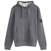 Stone Island Cotton Fleece Garment Dyed Hoodie