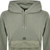 CP Company Mixed Hoodie Green