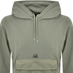 CP Company Mixed Hoodie Green