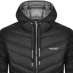 Armani Exchange Hooded Down Jacket Black