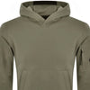 CP Company Diagonal Hoodie Brown