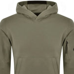 CP Company Diagonal Hoodie Brown