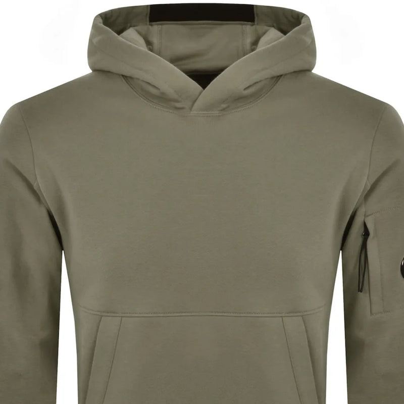 CP Company Diagonal Hoodie Brown