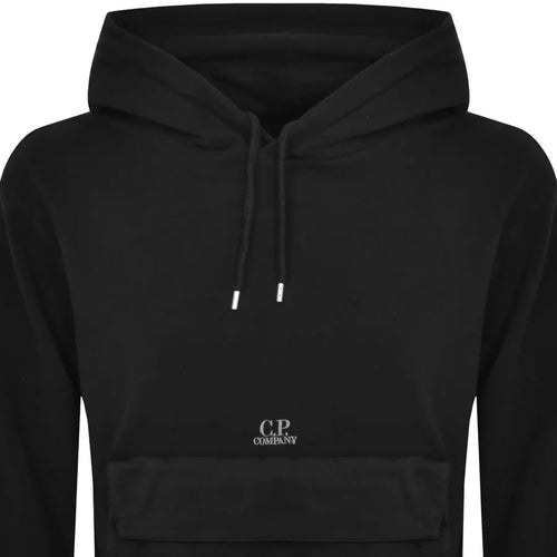 CP Company Mixed Hoodie Black