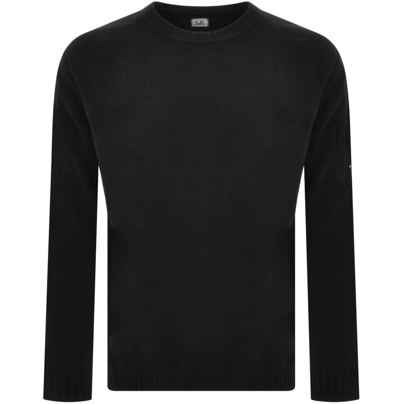 CP Company Chenille Knitted Jumper Black