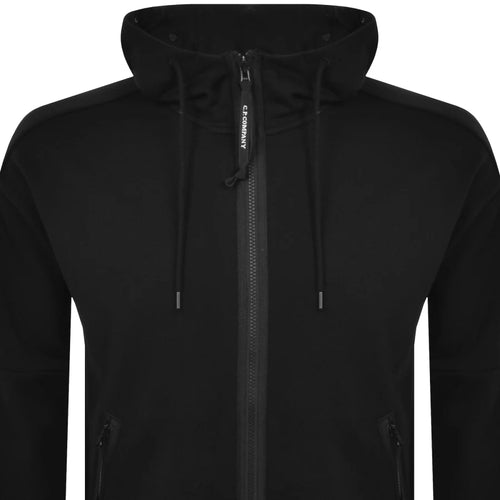 CP Company Diagonal Hoodie Black