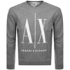 Armani Exchange Crew Neck Logo Tracksuit Grey