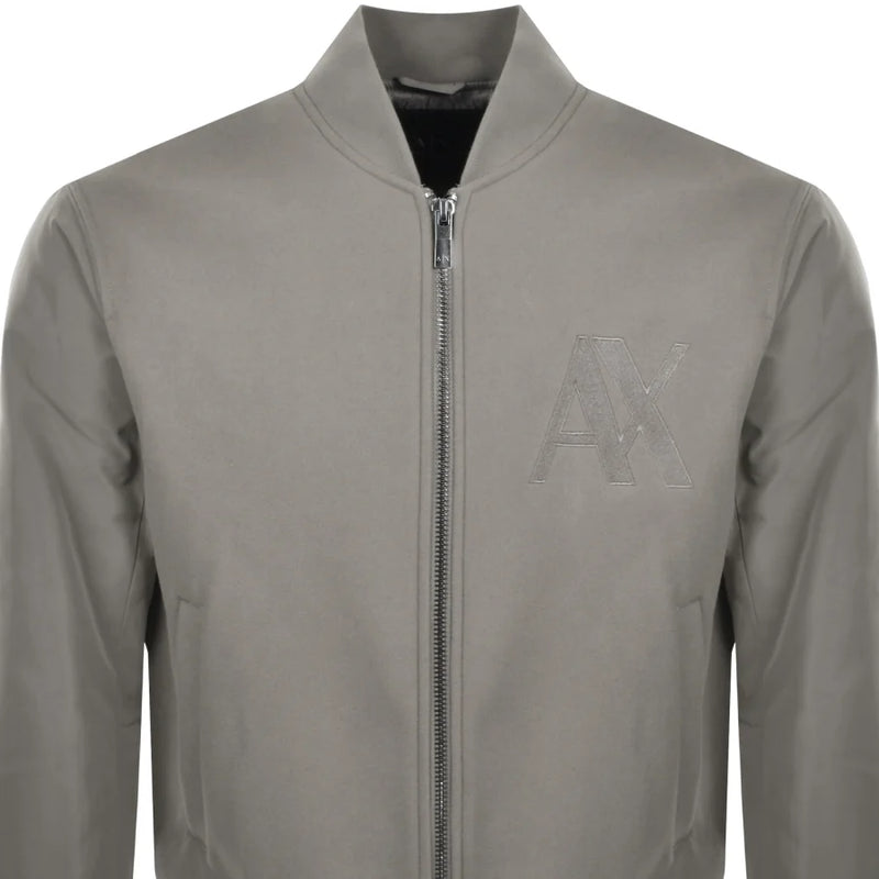 Armani Exchange Bomber Jacket Grey