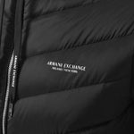 Armani Exchange Hooded Down Jacket Black