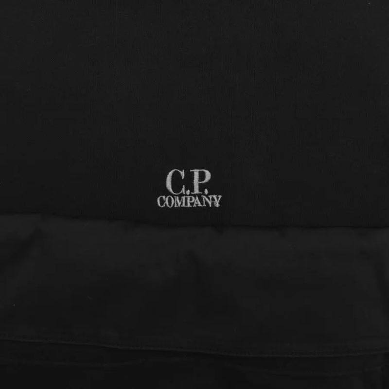 CP Company Mixed Hoodie Black