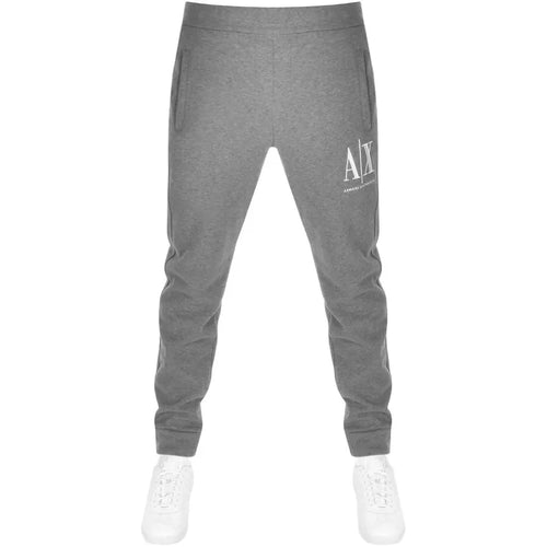 Armani Exchange Crew Neck Logo Tracksuit Grey