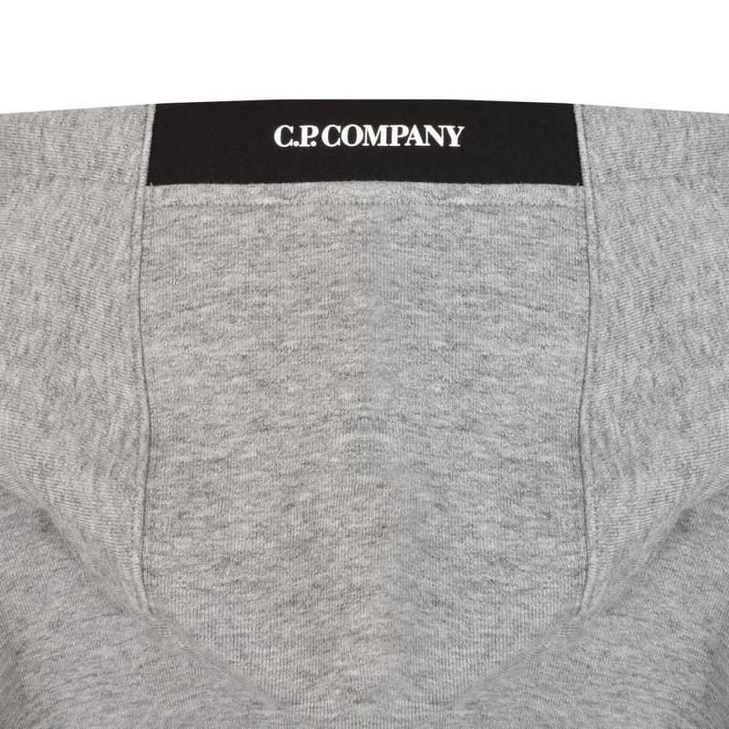 CP Company Diagonal Hoodie Grey