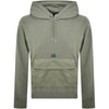 CP Company Mixed Hoodie Green