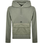 CP Company Mixed Hoodie Green