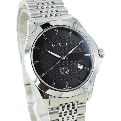 Gucci G-Timeless Men's Watch Black Dial YA126402