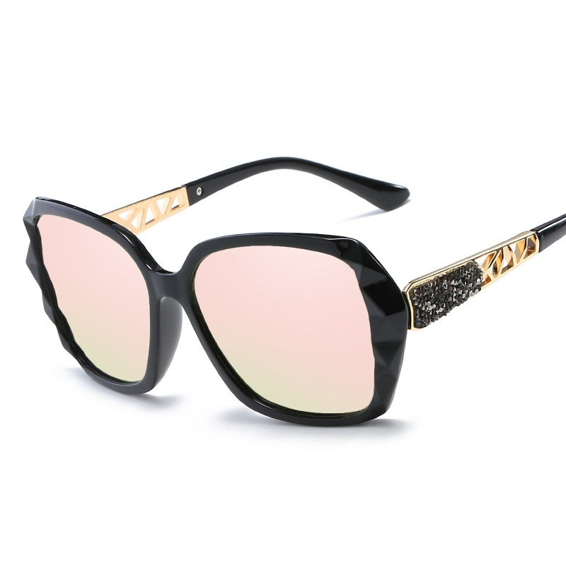 SANTORINI | Gold On Pink/Yellow Polarised Sunglasses  