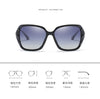 Gold On Black/Blue Smoke Polarised Sunglasses | Product Information
