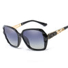 Gold On Black/Blue Smoke Polarised Sunglasses  