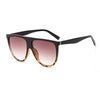 CHLOE | Black/Leopard On Brown Tint Oversized Round Sunglasses