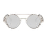 MILAN | Silver On Silver Mirror Rounded Sunglasses 