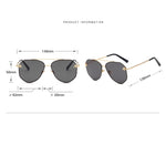 ICONIC | Gold On Purple/Pink Oversized Aviator Sunglasses | Product Information 