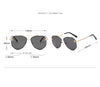 Gold On Blue/Yellow Oversized Aviator Sunglasses | Product Information 